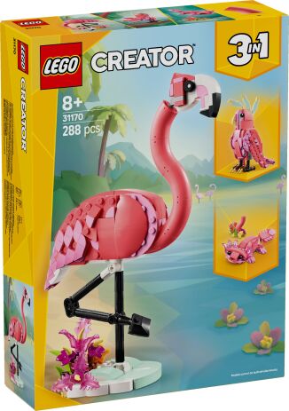 LEGO 31170 - Creator 3in1 Wild Animals: Pink Flamingo - 401958031170 - crystallotus.eu