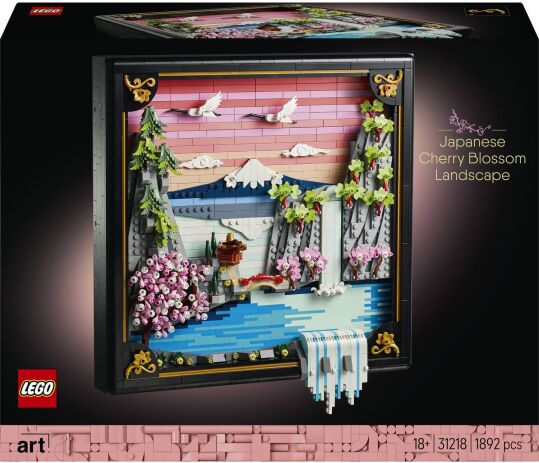 LEGO 31218 - Art Japanese Cherry Blossom Landscape - 401958031218 - crystallotus.eu