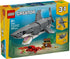 LEGO 31381 - Creator 3in1 Fierce Shark With A Treasure Chest - 401958031381 - crystallotus.eu