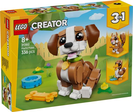 LEGO 31382 - Creator 3in1 Cute Animals: Playful Puppy Dog - 401958031382 - crystallotus.eu