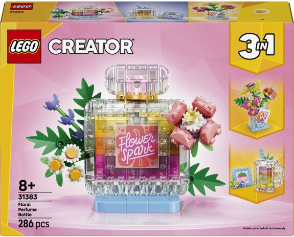 LEGO 31383 - Creator 3in1 Floral Decor Perfume Bottle - 401958031383 - crystallotus.eu