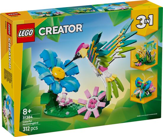 LEGO 31384 - Creator 3in1 Wild Animals: Colorful Hummingbird - 401958031384 - crystallotus.eu