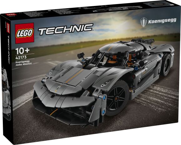 LEGO 42173 - Technic Koenigsegg Jesko Absolut Grey Hypercar - 401958042173 - crystallotus.eu