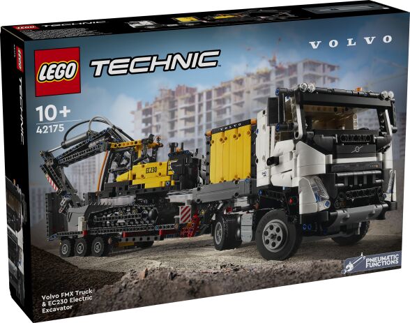 LEGO 42175 - Technic Volvo FMX Truck &amp; EC230 Electric Excavator - 401958042175 - crystallotus.eu