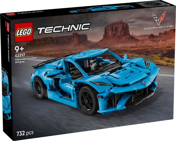 LEGO 42217 - Technic Chevrolet Corvette Stingray Blue - 401958042217 - crystallotus.eu