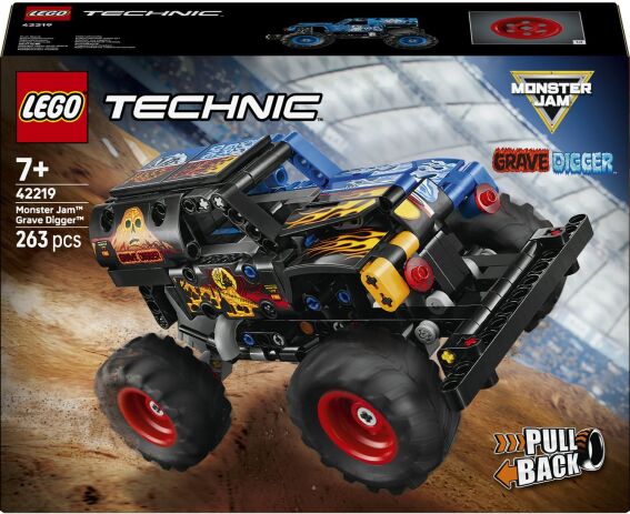 LEGO 42219 - Technic Monster Jam Grave Digger Fire And Ice - 401958042219 - crystallotus.eu