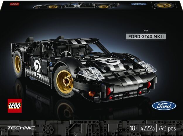 LEGO 42223 - Technic 1966 Ford GT40 MK II Race Car - 401958042223 - crystallotus.eu