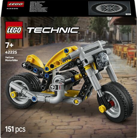 LEGO 42225 - Technic Yellow Motorcycle - 401958042225 - crystallotus.eu