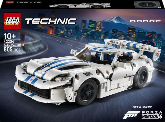 LEGO 42234 - Technic Dodge Viper GTS-R Sports Car - 401958042234 - crystallotus.eu