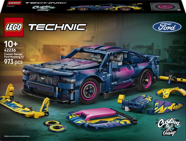 LEGO 42236 - Technic Custom Garage Ford Mustang GT Car - 401958042236 - crystallotus.eu