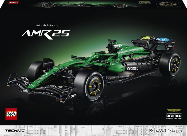 LEGO 42240 - Technic Aston Martin Aramco AMR25 F1 Car - 401958042240 - crystallotus.eu