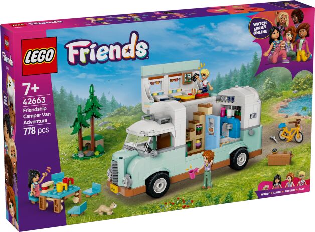 LEGO 42663 - Friends Friendship Camper Van Adventure - 401958042663 - crystallotus.eu