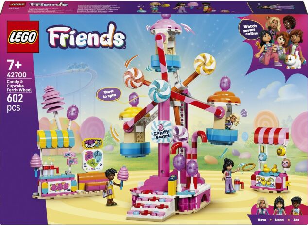 LEGO 42700 - Friends Candy &amp; Cupcake Ferris Wheel - 401958042700 - crystallotus.eu