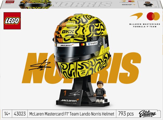 LEGO 43023 - Editions McLaren Mastercard F1 Team Lando Norris Helmet - 401958043023 - crystallotus.eu
