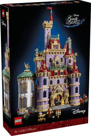 LEGO 43263 - Disney Princess Beauty &amp; The Beast Castle - 401958043263 - crystallotus.eu