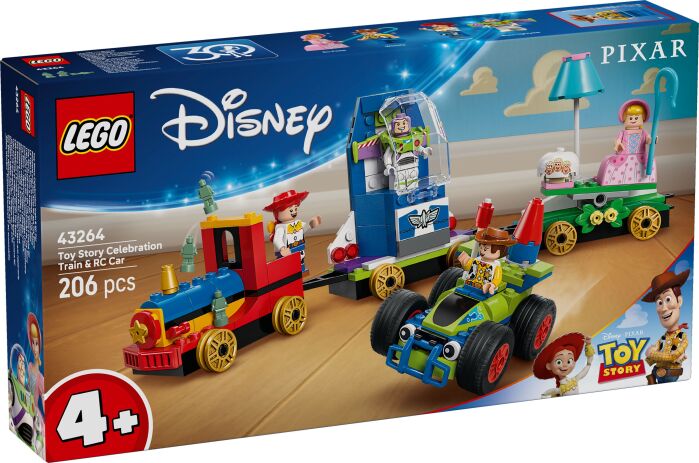 LEGO 43264 - Disney Toy Story Celebration Train &amp; RC Car - 401958043264 - crystallotus.eu