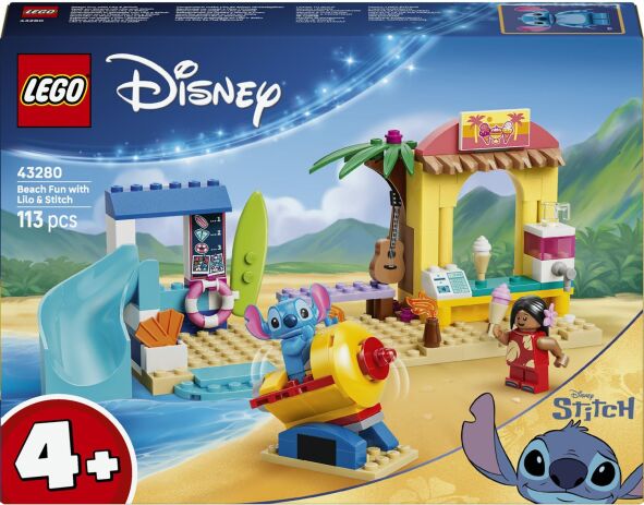 LEGO 43280 - Disney Stitch Beach Fun With Lilo &amp; Stitch - 401958043280 - crystallotus.eu