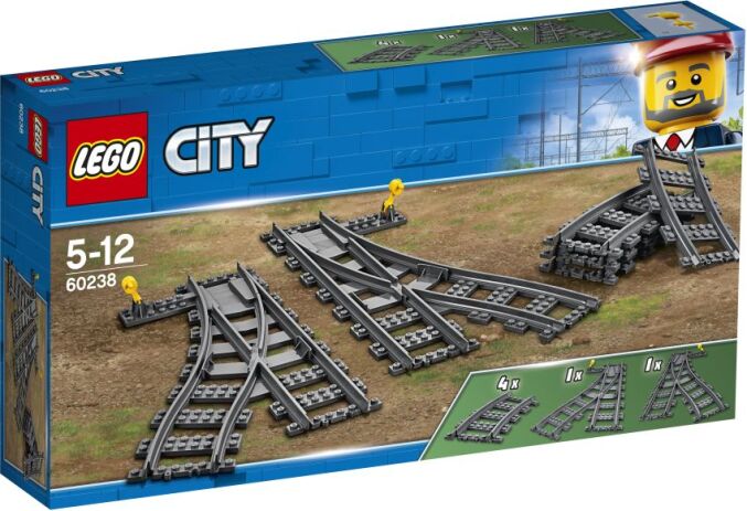LEGO 60238 - City Switch Tracks - 401958060238 - crystallotus.eu