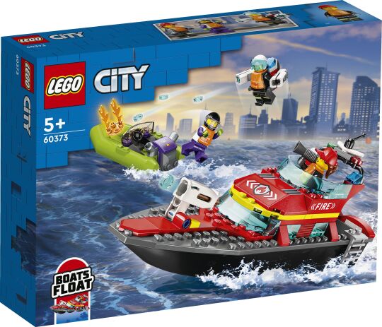 LEGO 60373 - City Fire Rescue Boat - 401958060373 - crystallotus.eu