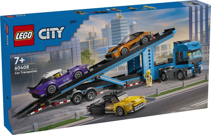 LEGO 60408 - City Car Transporter Truck With Sports Cars - 401958060408 - crystallotus.eu