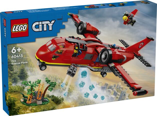 LEGO 60413 - City Fire Rescue Plane - 401958060413 - crystallotus.eu
