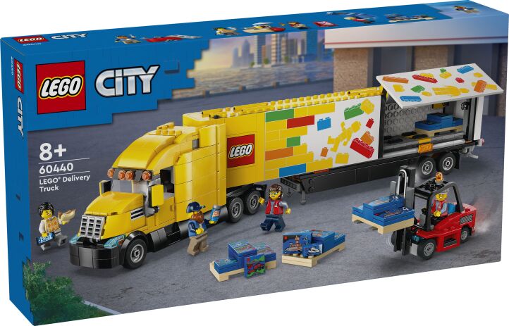 LEGO 60440 - City Yellow Delivery Truck - 401958060440 - crystallotus.eu