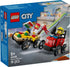 LEGO 60458 - City Pizza vs. Fire Truck Race Car - 401958060458 - crystallotus.eu