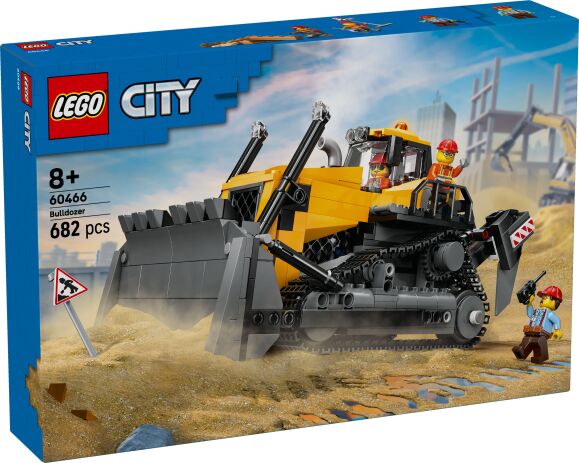 LEGO 60466 - City Yellow Bulldozer - 401958060466 - crystallotus.eu