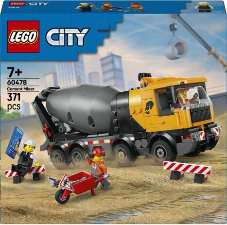 LEGO 60478 - City Cement Mixer - 401958060478 - crystallotus.eu