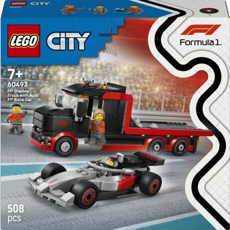 LEGO 60493 - City F1 Display Truck With AUDI F1 Race Car - 401958060493 - crystallotus.eu