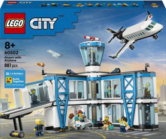 LEGO 60502 - City Airport With Airplane - 401958060502 - crystallotus.eu