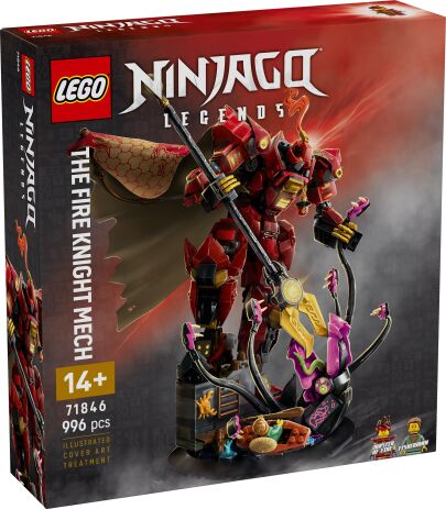 LEGO 71846 - Ninjago The Fire Knight Mech - 401958071846 - crystallotus.eu