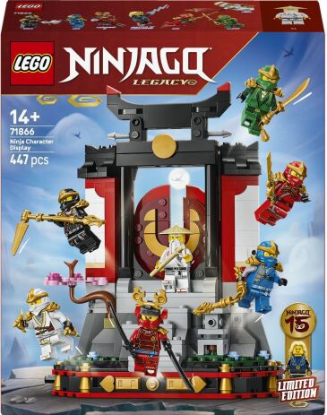 LEGO 71866 - Ninjago Ninja Character Display 15th Anniversary - 401958071866 - crystallotus.eu