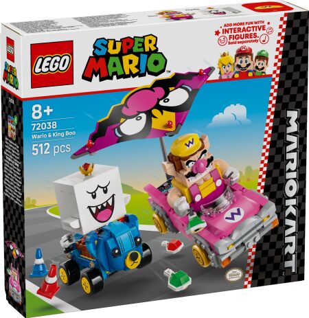 LEGO 72038 - Super Mario Kart-Wario &amp; King Boo - 401958072038 - crystallotus.eu