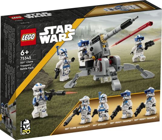 LEGO 75345 - Star Wars 501st Clone Troopers Battlepack - 401958075345 - crystallotus.eu