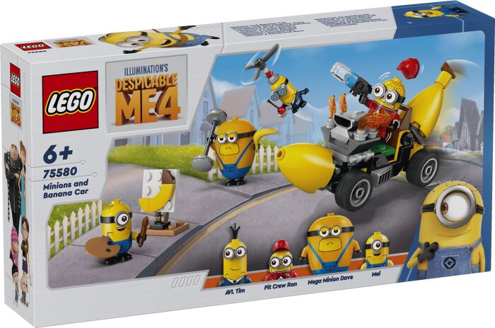 LEGO 75580 - Minions &amp; Banana Car - 401958075580 - crystallotus.eu