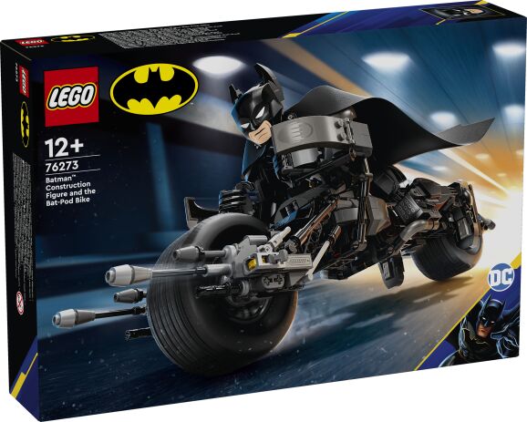 LEGO 76273 - Super Heroes Batman Construction Figure &amp; The Bat-Pod Bike - 401958076273 - crystallotus.eu