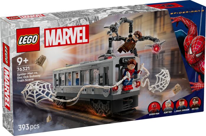 LEGO 76321 - Super Heroes Spider-Man vs. Doc Ock Subway Train Scene - 401958076321 - crystallotus.eu