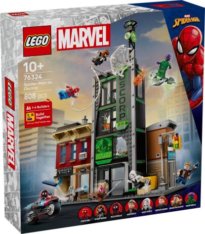 LEGO 76324 - Super Heroes Spiderman vs. Oscorp - 401958076324 - crystallotus.eu