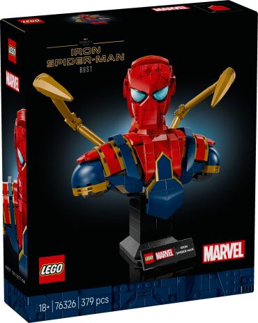 LEGO 76326 - Super Heroes Iron Spider-Man Bust - 401958076326 - crystallotus.eu