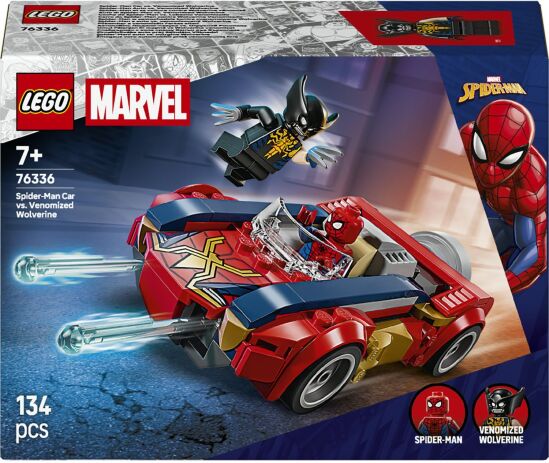 LEGO 76336 - Super Heroes Spider-Man Car vs. Venomized Wolverine - 401958076336 - crystallotus.eu
