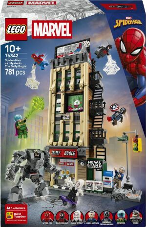 LEGO 76342 - Super Heroes Spider-Man vs. Mysterio: The Dialy Bugle - 401958076342 - crystallotus.eu