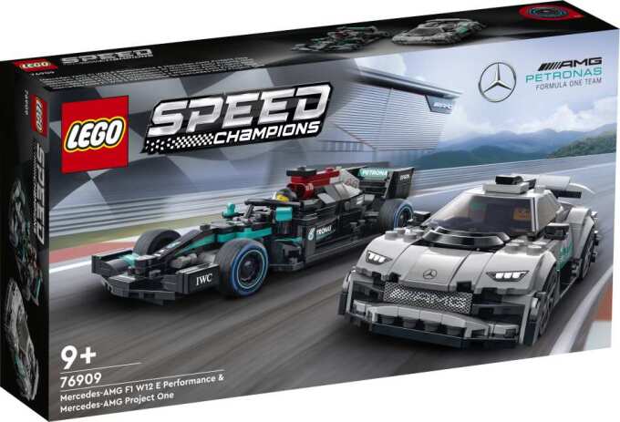 LEGO 76909 - Speed Champions Mercedes AMG F1 W12 &amp; AMG Project One - 401958076909 - crystallotus.eu