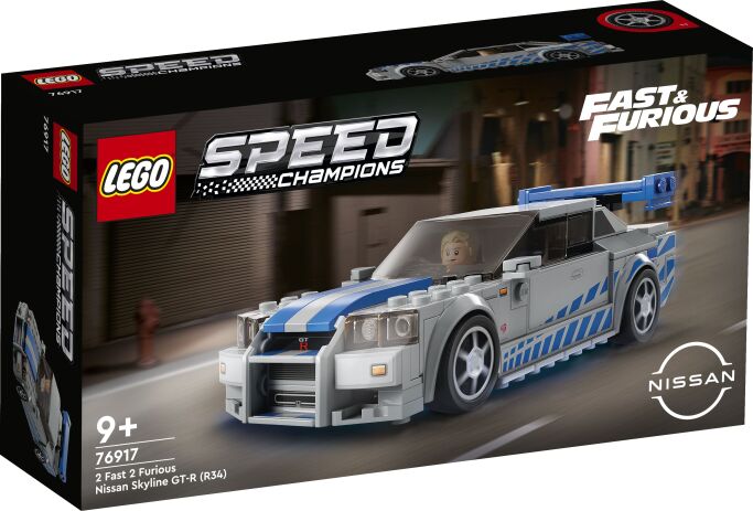 LEGO 76917 - Speed Champions 2 Fast 2 Furious Nissan Skyline GT-R - 401958076917 - crystallotus.eu
