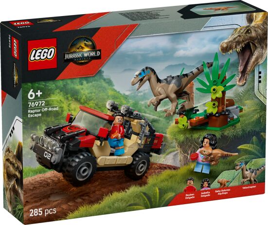LEGO 76972 - Jurassic World Raptor Off-Road Escape - 401958076972 - crystallotus.eu
