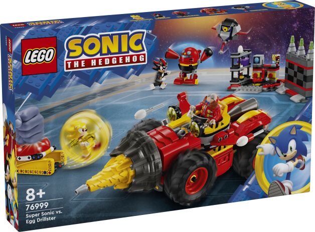 LEGO 76999 - Sonic The Hedgehog Super Sonic VS. Egg Drillster - 401958076999 - crystallotus.eu