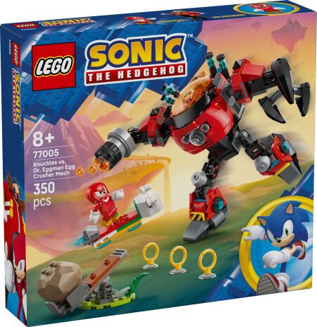 LEGO 77005 - Sonic The Hedgehog Knuckles vs. Dr. Eggman Egg Crusher Mech - 401958077005 - crystallotus.eu