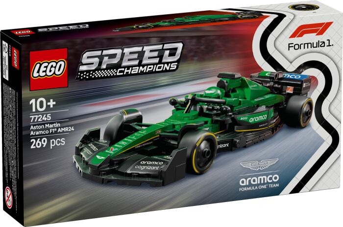 LEGO 77245 - Speed Champions Aston Martin Aramco F1 AMR24 Race Car - 401958077245 - crystallotus.eu