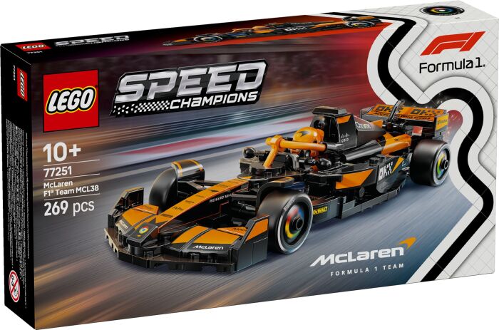 LEGO 77251 - Speed Champions McLaren F1 Team MCL38 Race Car - 401958077251 - crystallotus.eu