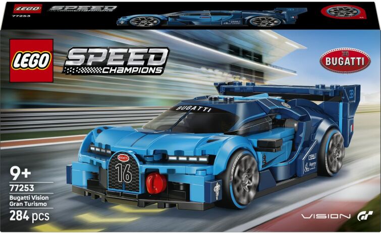 LEGO 77253 - Speed Champions Bugatti Vision GT Hyper Sports Car - 401958077253 - crystallotus.eu